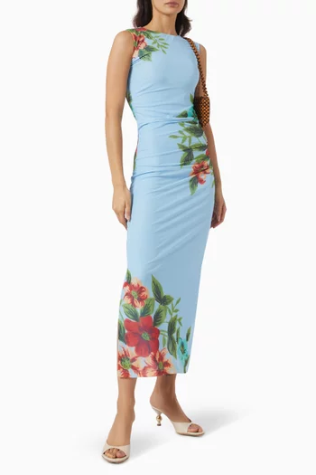 Ariel Maxi Dress in Mesh