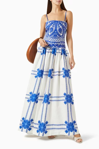 Cordelia Maxi Dress in Linen