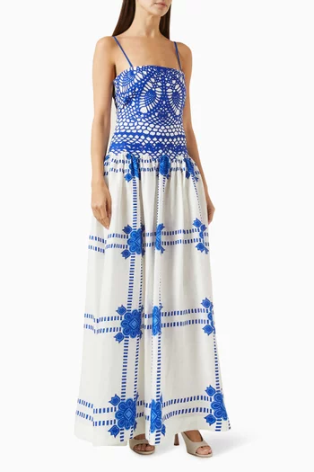 Cordelia Maxi Dress in Linen