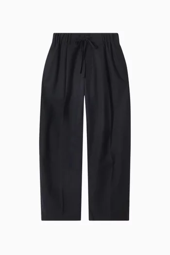 Noam Drawcord Pants in Wool