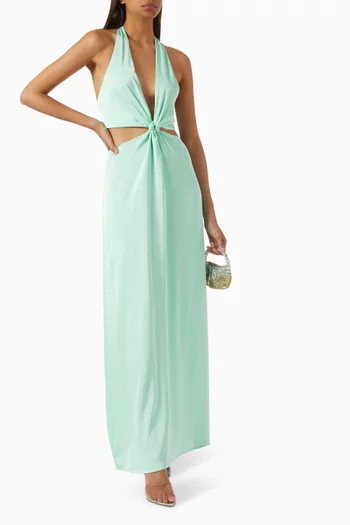 The Wander Maxi Dress in Satin