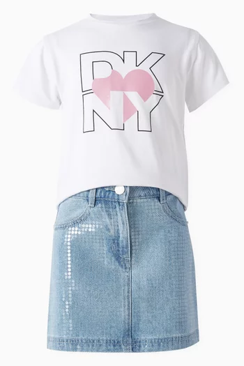 Mini Skirt in Denim