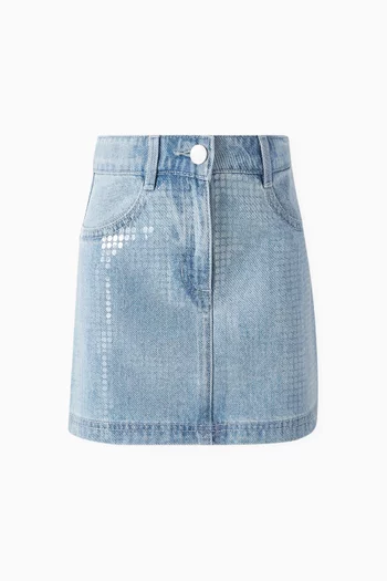 Mini Skirt in Denim