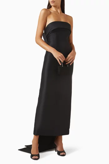 Oversized Bow Gown in Satin
