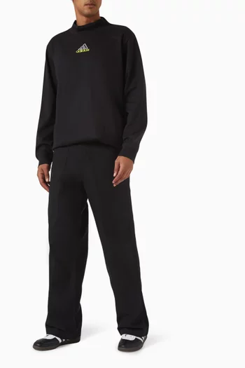 Mock Neck Q1 T-shirt in Cotton