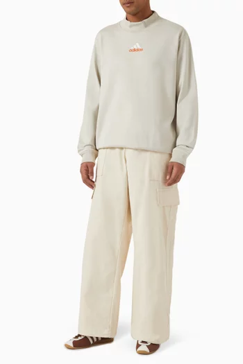 Mock Neck Q1 T-shirt in Cotton