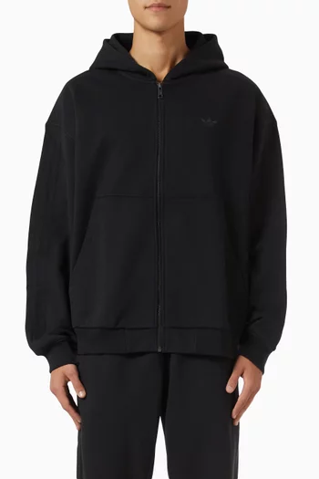 Premium Essentials Full-zip Hoodie in Cotton