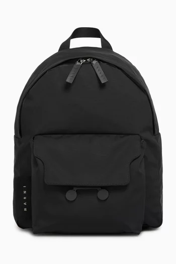 Black Cityscape Backpack