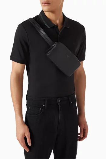 Modern Business Waistbag in Faux Leather