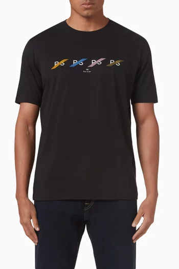 Graphic Logo T-shirt in Organic Cotton