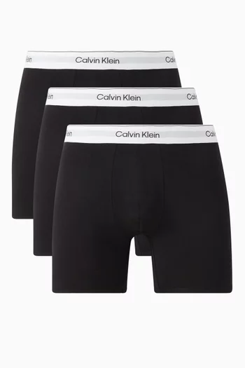 Icon Boxer Briefs in Cotton, Set of 3