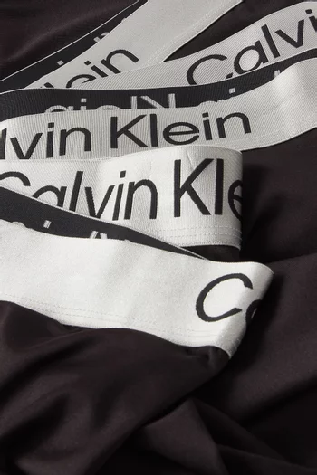 Boxer Briefs in Brushed Microfiber Stretch, Set of 3