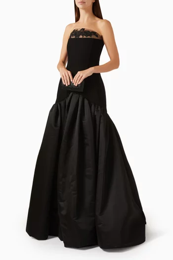 Corseted Swan Gown