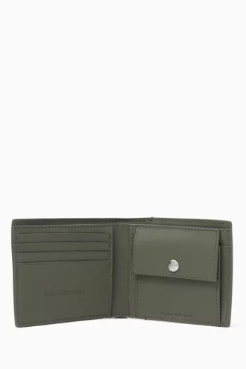 Billfold Wallet in Pebbled Leather