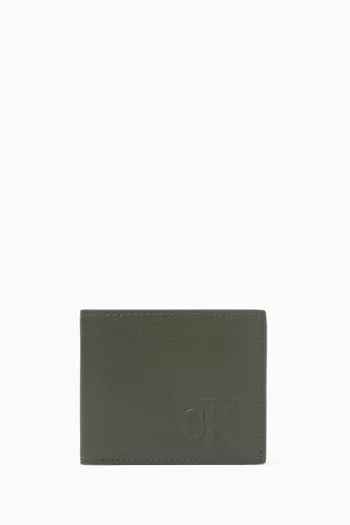 Billfold Wallet in Pebbled Leather