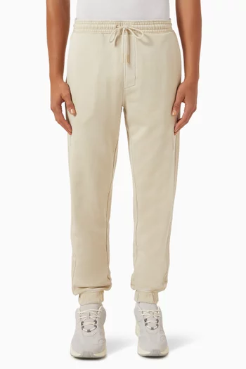Washed Sweatpants in Cotton Loopback Terry