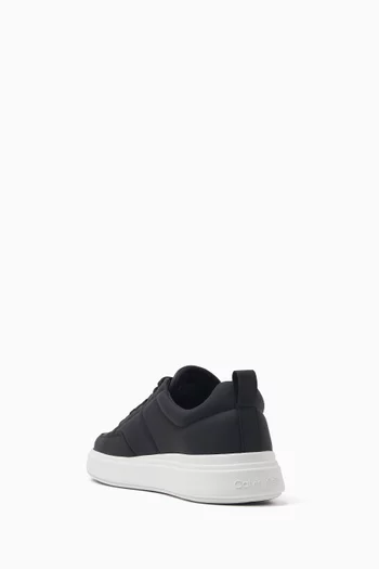 Padded Sneakers in Leather