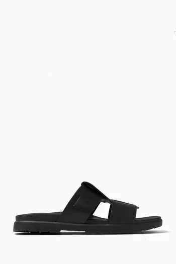 Double T Lug Sandals in Leather