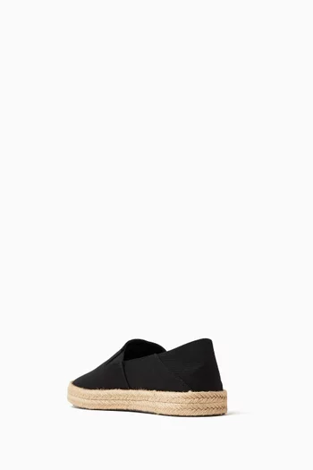 Logo Espadrille Sandals in Canvas