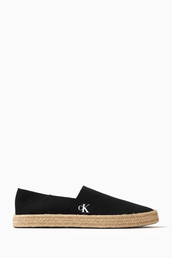 Logo Espadrille Sandals in Canvas