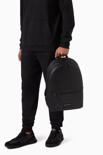 TH Monogram Backpack in Leather