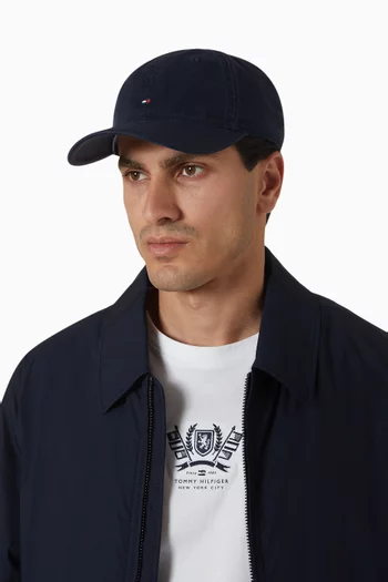 TH Flag Baseball Cap in Cotton