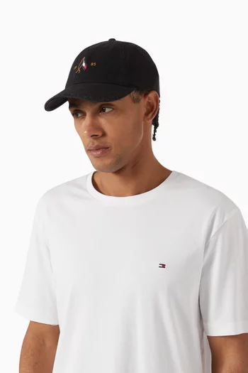 Logo-embroidered Baseball Cap in Cotton