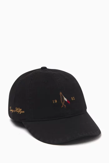 Logo-embroidered Baseball Cap in Cotton