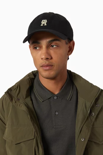 TH Baseball Cap in Cotton-canvas