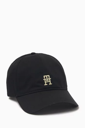 TH Baseball Cap in Cotton-canvas