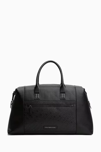 TH Monogram Duffel Bag in Faux Leather