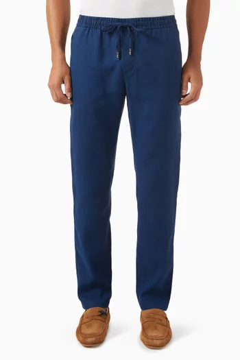 بنطال شينو هارلم بساق واسعة تضيق باتجاه الحافة