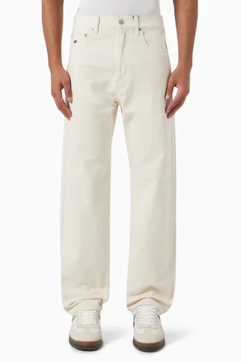 Relaxed Straight-leg Jeans in Denim