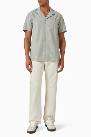 Regular-fit Shirt in Linen Blend