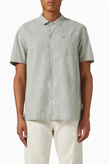 Regular-fit Shirt in Linen Blend