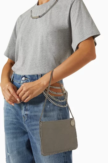 Falabella Pochette Shoulder Bag in Shaggy Deer Fabric