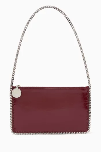 Falabella Pochette Shoulder Bag in Patent Eco Leather