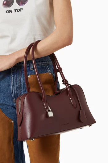 Medium Ryder Shoulder Bag in Grained Eco Mat Leather