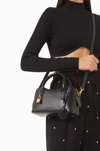 حقيبة كتف رايدر صغيرة جلد صناعي صديق للبيئة بملمس بارز