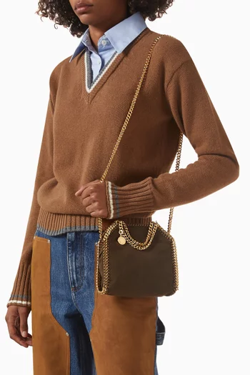 Tiny Falabella Tote Bag in Eco Alter Suede