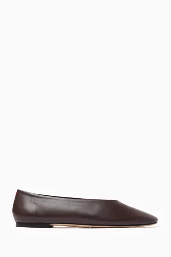 Kirsten Ballet Flats in Nappa Leather