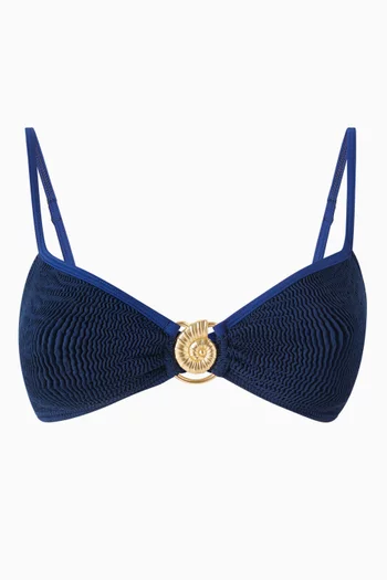 Echo Bikini Top in Recycled Nylon Blend