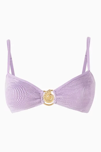 Echo Bikini Top in Recycled Nylon Blend