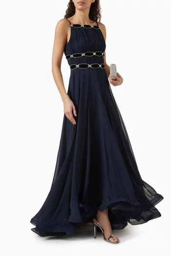 Thea Rhinestone-embellished Gown