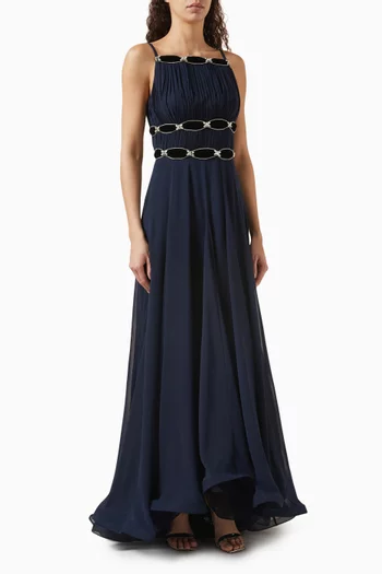 Thea Rhinestone-embellished Gown