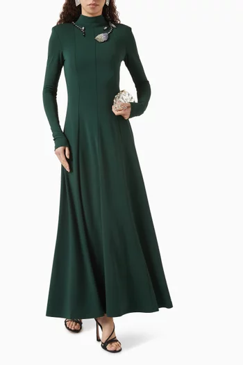 Lulu Crystal-tulip Maxi Dress