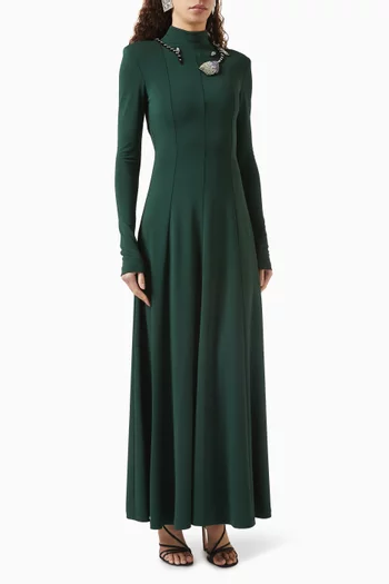 Lulu Crystal-tulip Maxi Dress
