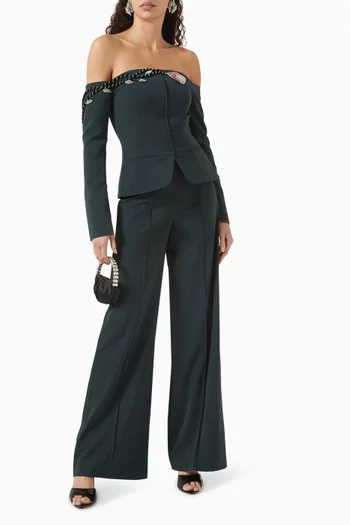 Empire-waist Pants