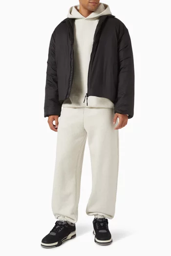 Oversized Hoodie in Loopback Cotton