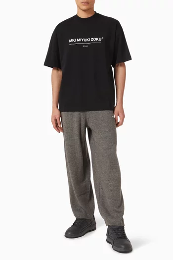 Linear T-shirt in Cotton